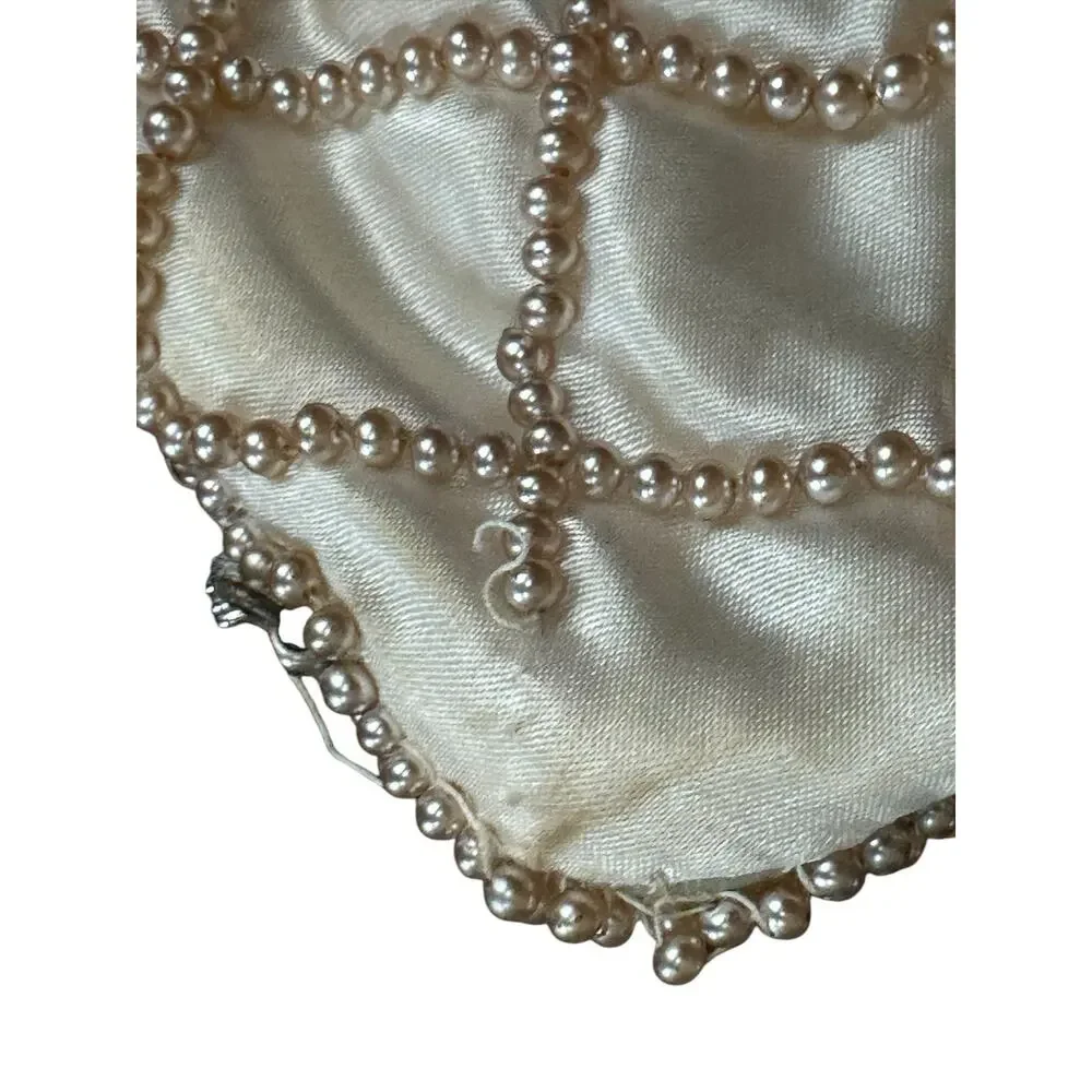 VTG Beaded Purse Bag by Debbie Made‎ in Japan Flapper Night Out Chain READ